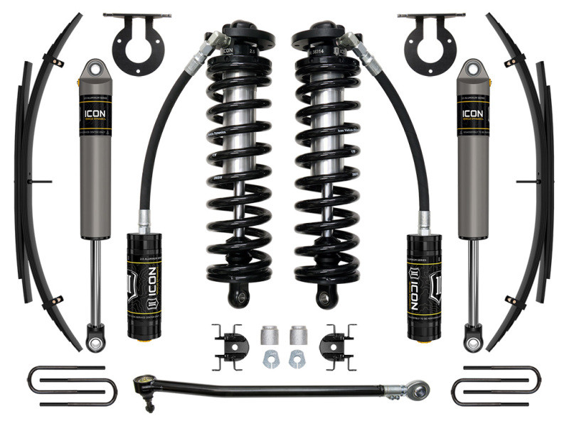 ICON 17-23 Ford F-250/F-350 2.5-3in Stage 2 Coilover Conversion System w/ Expansion Pack - K63142L Photo - Primary