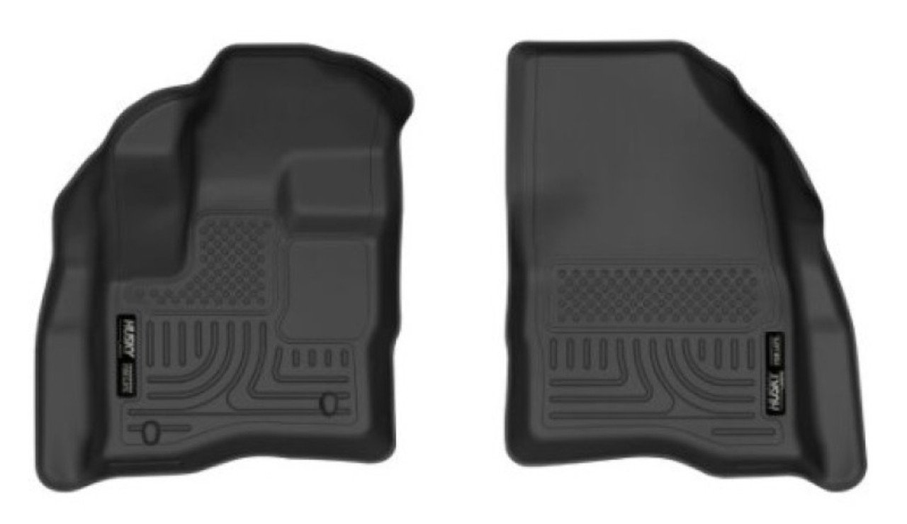 Husky Liners 10-19 Ford Taurus / 09-16 Lincoln MKS X-act Contour Series Front Floor Liners - Black - 55621