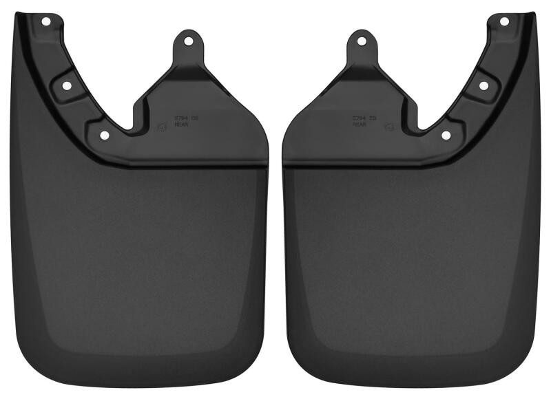 Husky Liners 2016 Toyota Tacoma w/ OE Fender Flares Custom Molded Rear Mud Guards - Black - 57941