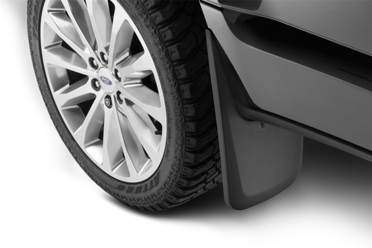 Husky Liners 2015-2017 Ford F-150 w/ OE Fender Flares Front and Rear Mud Guards - Black - 58456