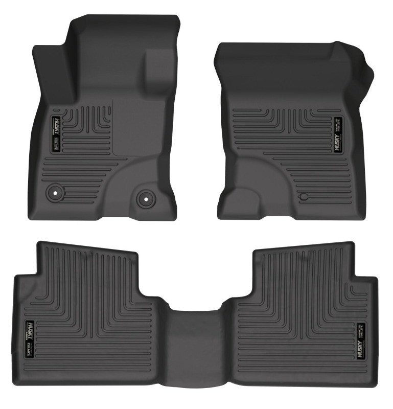 Husky Liners 2022 Ford Maverick(No Fit Hybrid) Weatherbeater Front & 2nd Seat Floor Liners - Black - 95051