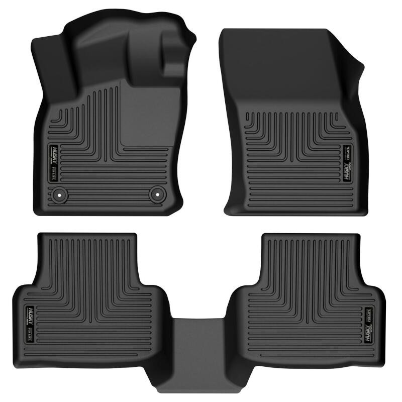 Husky Liners 2022 Volkswagen Taos Weatherbeater Black Front & 2nd Seat Floor Liners - 95251