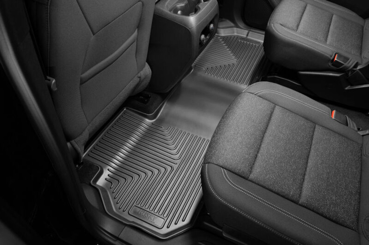 Husky Liners 24-25 Chevrolet Traverse Weatherbeater Front & 2nd Seat Floorliner (3pc Set) - Blk - 95321