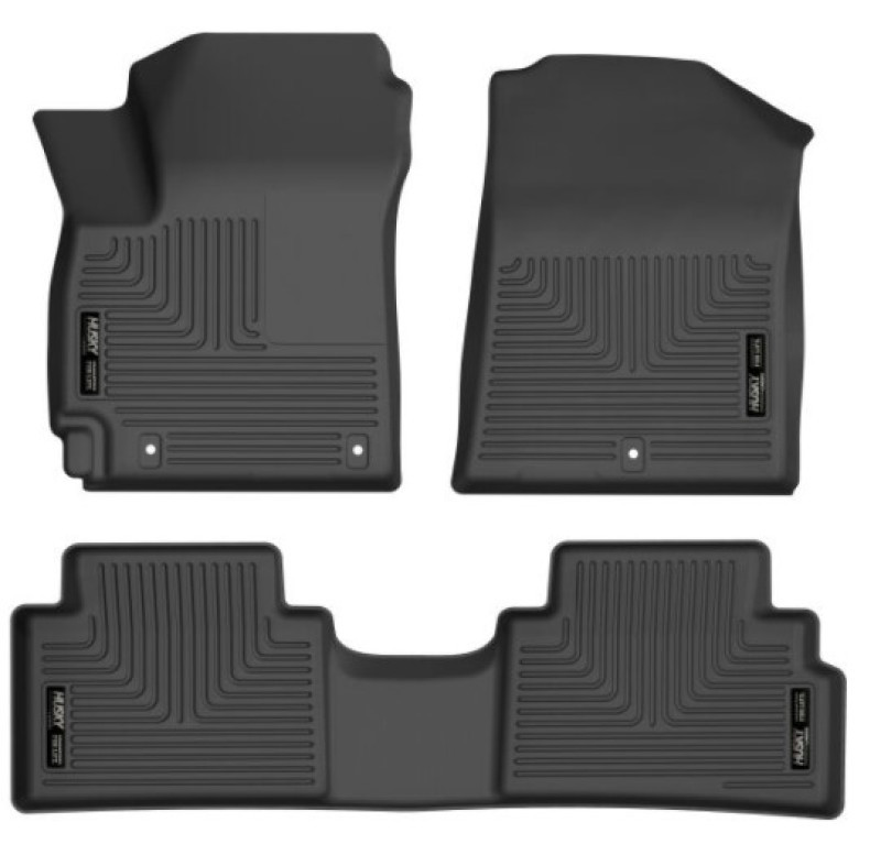 Husky Liners 20-21 Kia Soul Weatherbeater Series Front & 2nd Seat Floor Liners - Black - 95761