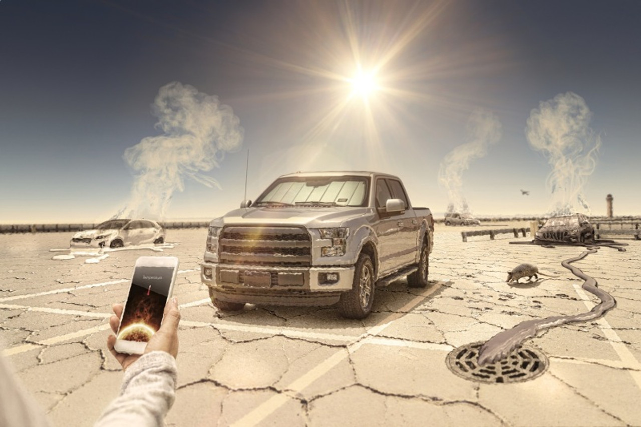 Husky Liners 19-24 Dodge Ram 1500 Custom Fit Sunshade - Silver - 97004