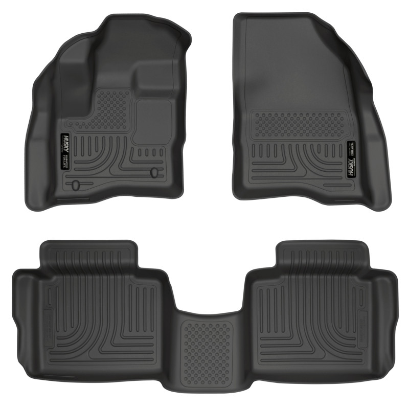 Husky Liners 10-13 Ford Taurus WeatherBeater Combo Black Floor Liners - 98701
