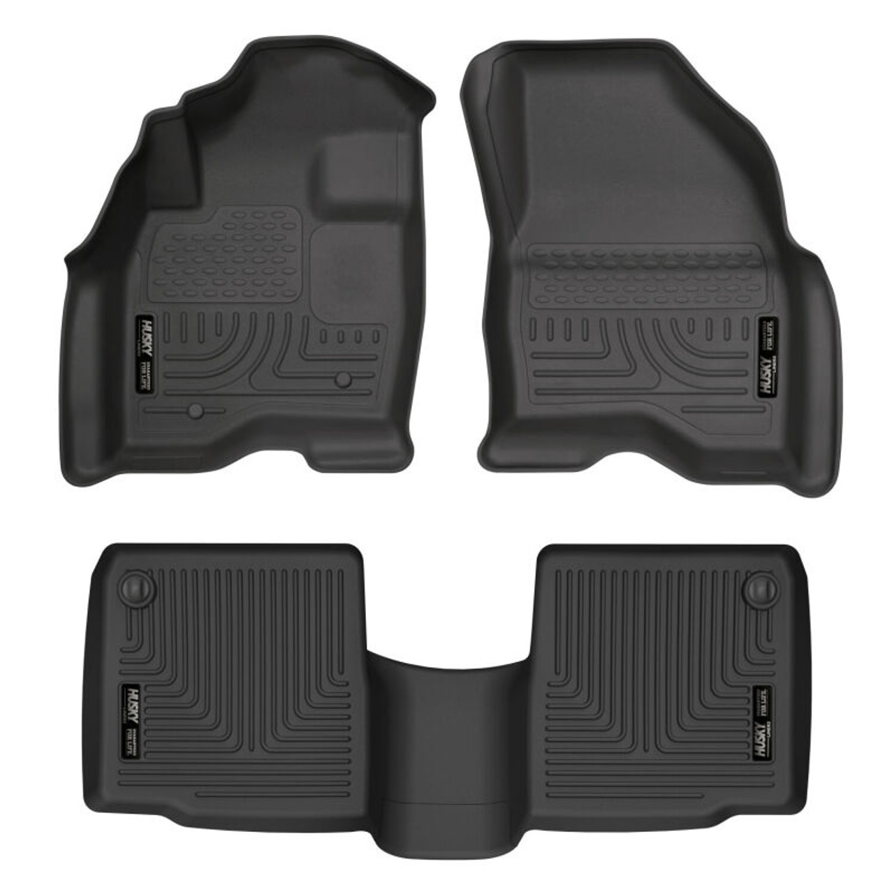 Husky Liners 11-12 Ford Explorer WeatherBeater Combo Black Floor Liners - 98761