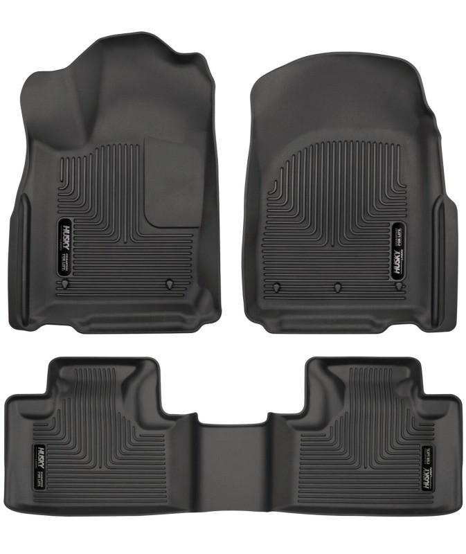 Husky Liners 11-13 Dodge Durango / 11-13 Jeep Grand Cherokee WeatherBeater Combo Black Floor Liners - 99051