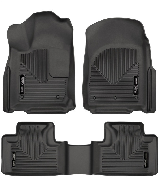 Husky Liners 11-13 Dodge Durango / 11-13 Jeep Grand Cherokee WeatherBeater Combo Black Floor Liners - 99051