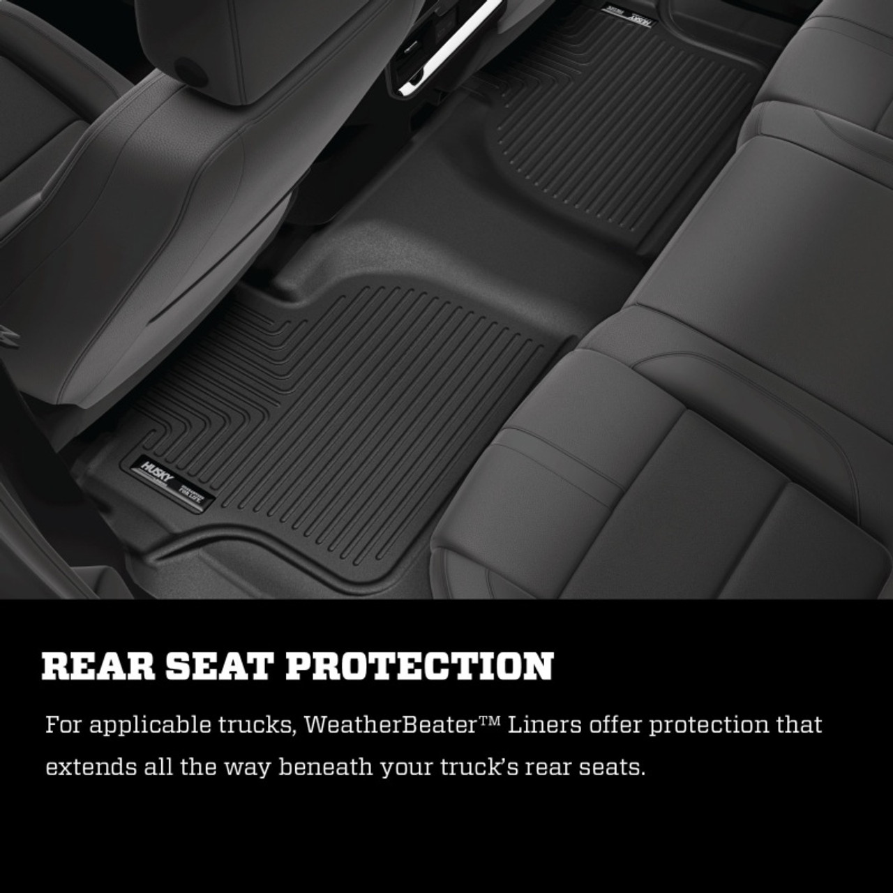 Husky Liners 17-22 Nissan Rogue Sport Weatherbeater Black Front & 2nd Seat Floor Liners - 99451