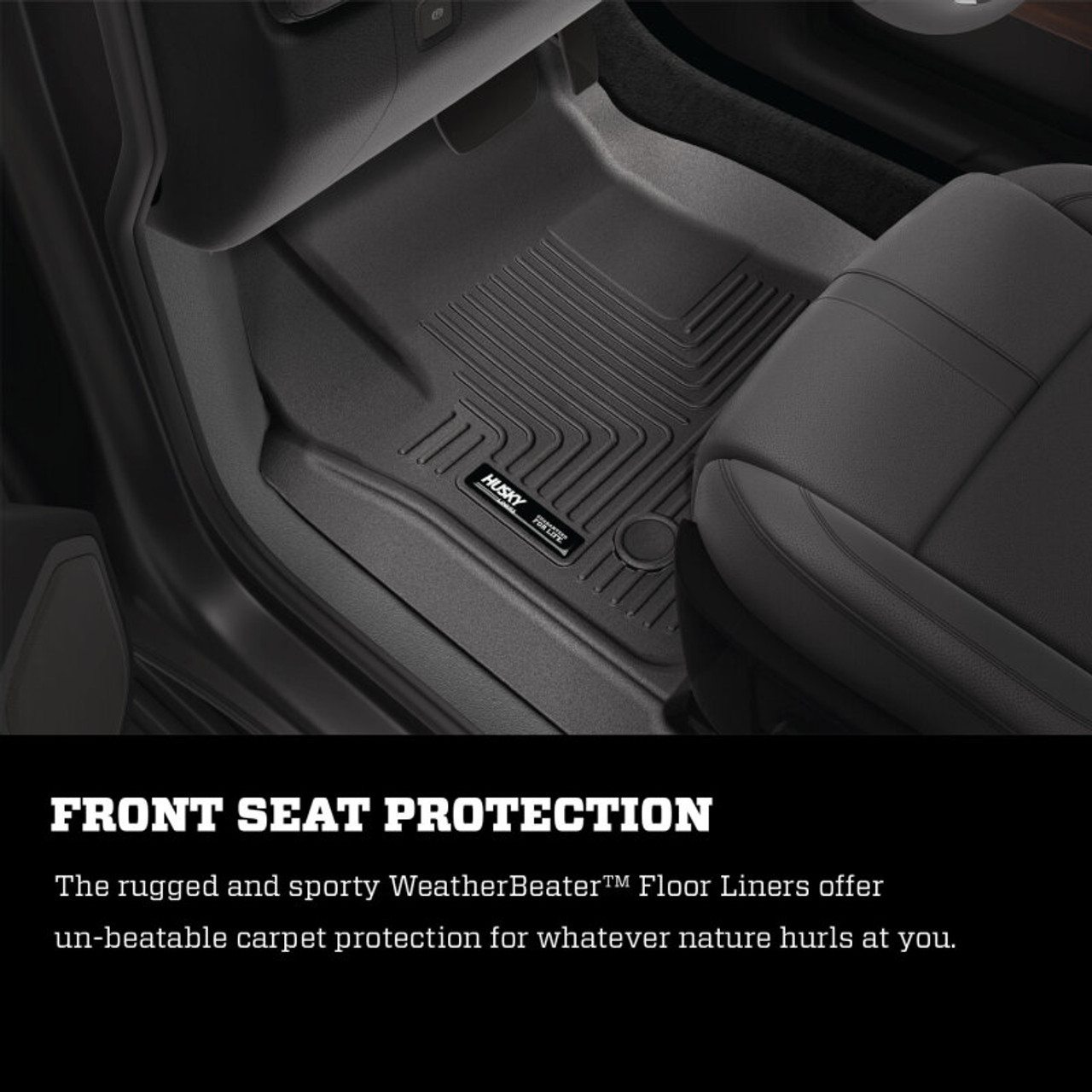 Husky Liners 2022 Toyota Tundra WeatherBeater CC CrewMax Front & 2nd Seat Floor Liner - Blk - 99481