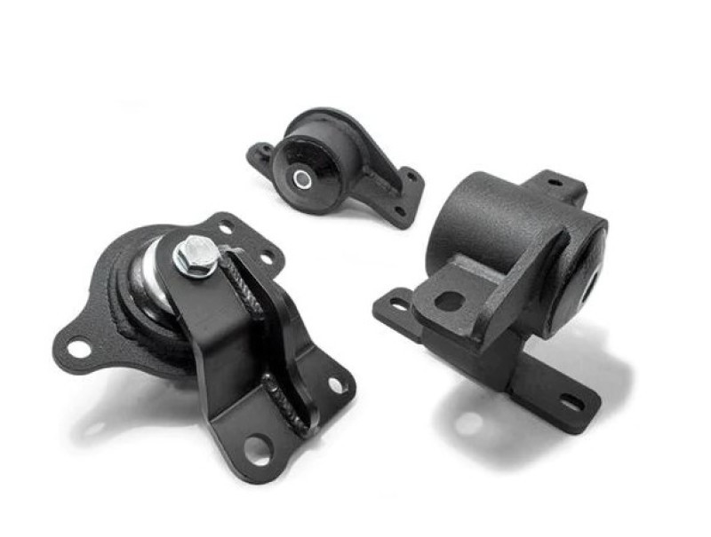Innovative 05-08 Honda FIT/JAZZ L-Series Black Steel Mounts 75A Bushings (Auto Trans) - 10851-75A