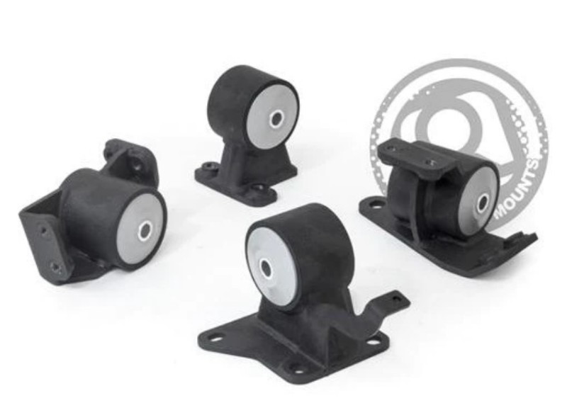 Innovative 90-99 Toyota MR2 5S/3S Black Steel Mounts 75A Bushings - 69950-75A
