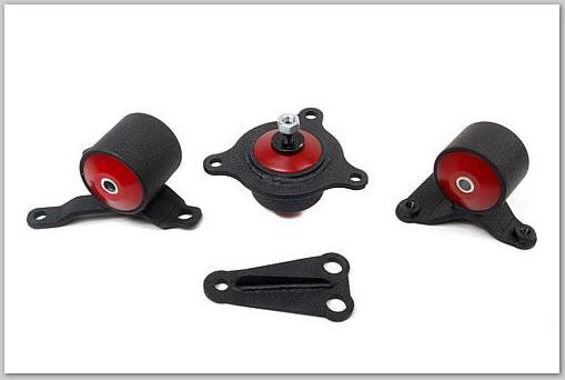 Innovative 02-05 Civic K-Series Black Steel Mounts 75A Bushings (Not K24 Trans) - 90650-75A Photo - Primary