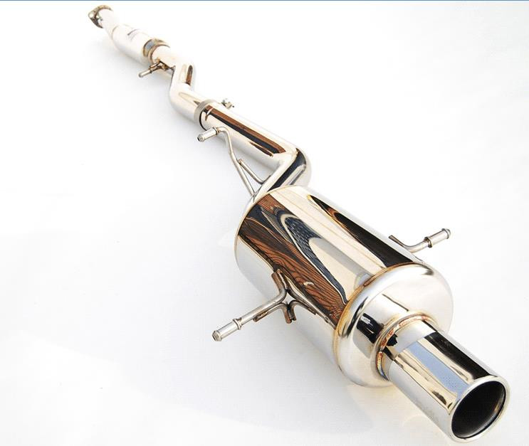 Invidia 02+ WRX/STi 76mm G200 Titanium Tip Cat-back Exhaust - HS02SW1G2T Photo - Primary