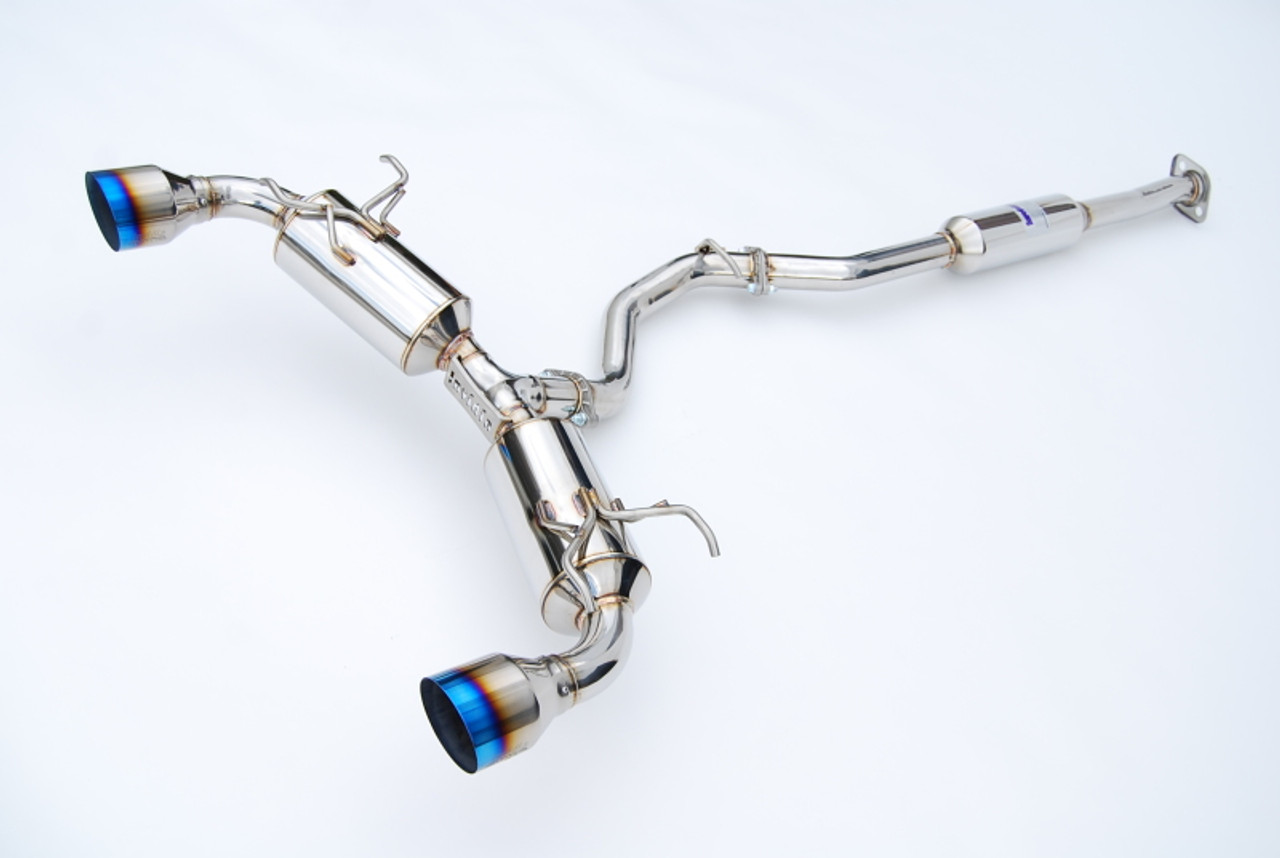 Invidia 12+ Subaru BRZ / Toyota 86 N2 60mm Single Layer Titanium Burnt Tips Cat-Back Exhaust - HS12SST6N21GT