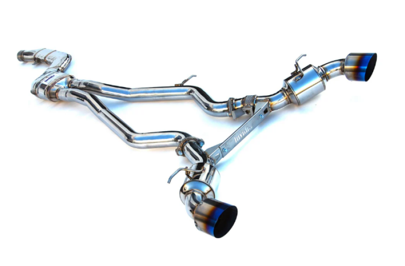 Invidia 2019+ Toyota Supra Dual N1 w/ Valve Single Layer Titanium Tip Cat-back Exhaust - HS19TSP4VGD1GT User 1