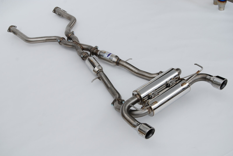 Invidia 2022+ Nissan Z 70mm Gemini Cat Back Exhaust - Rolled SS Tips - HS22N4Z7GM1RSL