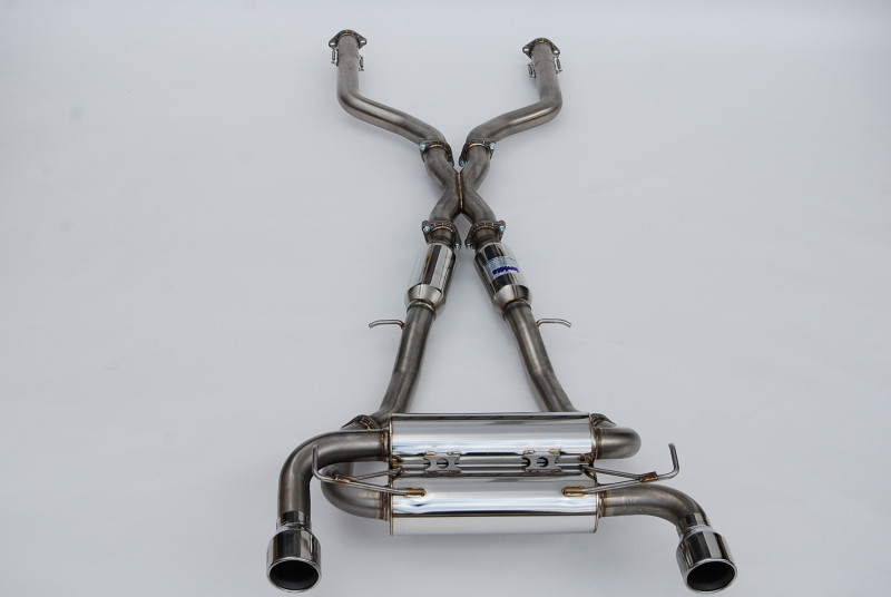 Invidia 2022+ Nissan Z 70mm Gemini Cat Back Exhaust - Rolled SS Tips - HS22N4Z7GM1RSL