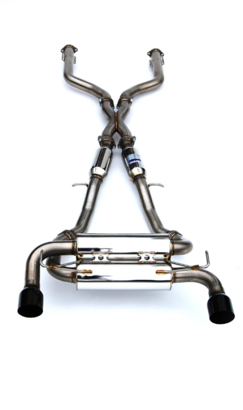 Invidia 2022+ Nissan Z 70mm Gemini Cat Back Exhaust - Single Layer Black Tip - HS22N4Z7GM1SBL User 1