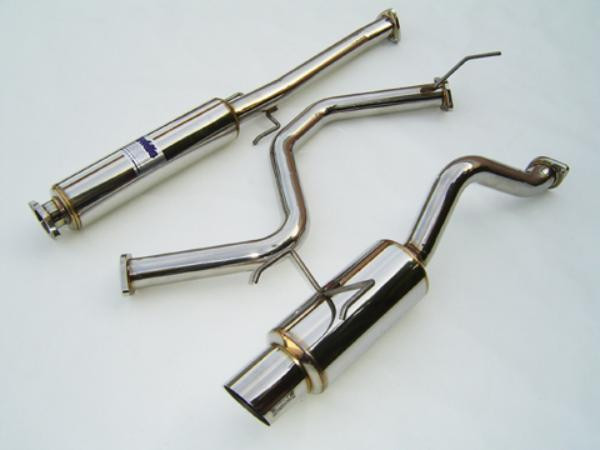 Invidia 96-00 Honda Civic EK4 J-Spec 3DR 60mm (101mm tip) Cat-back Exhaust - HS96HC3GTP Photo - Primary