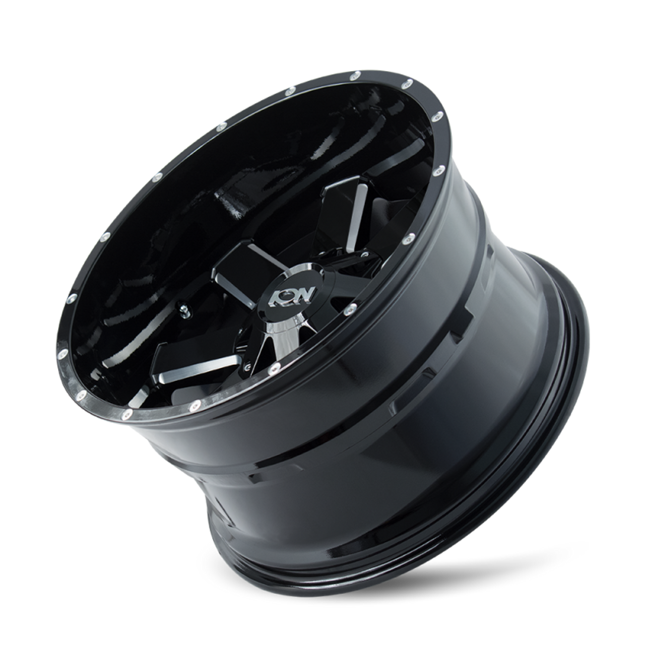 ION Type 141 20x9 / 6x135 BP / 15mm Offset / 106mm Hub Gloss Black Milled Wheel - 141-2937M15