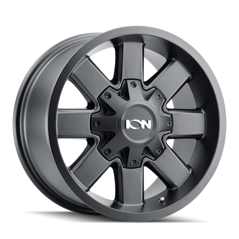 ION 141 20x9 / 8x165.1 BP / 18mm Offset / 125.2mm Hub Satin Black Wheel - 141-2981B18 Photo - Primary