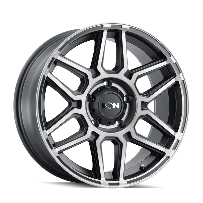 ION Type 146 20x9 / 8x165.1 BP / 0mm Offset / 125.2mm Hub Matte Black W/Machined Dart Tint Wheel - 146-2981TM