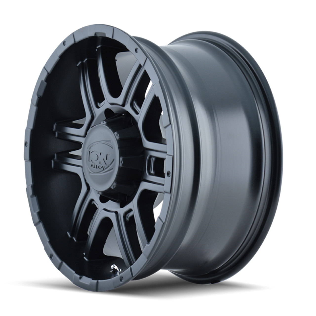 ION Type 179 17x8 / 5x127 BP / 10mm Offset / 83.82mm Hub Matte Black Wheel - 179-7873MB