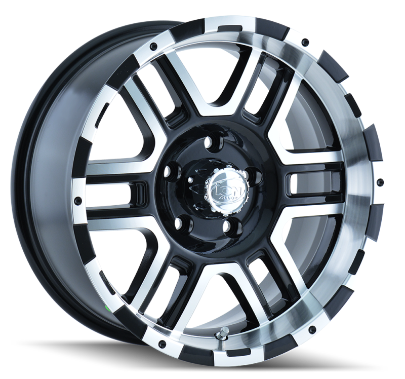 ION Type 179 18x9 / 8x165.1 BP / 12mm Offset / 130.8mm Hub Black/Machined Wheel - 179-8981B