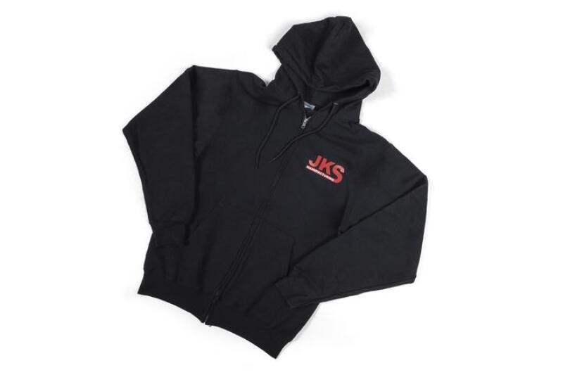 JKS Manufacturing Zippered Black Hoodie - Large - JKSAPP140BLKL