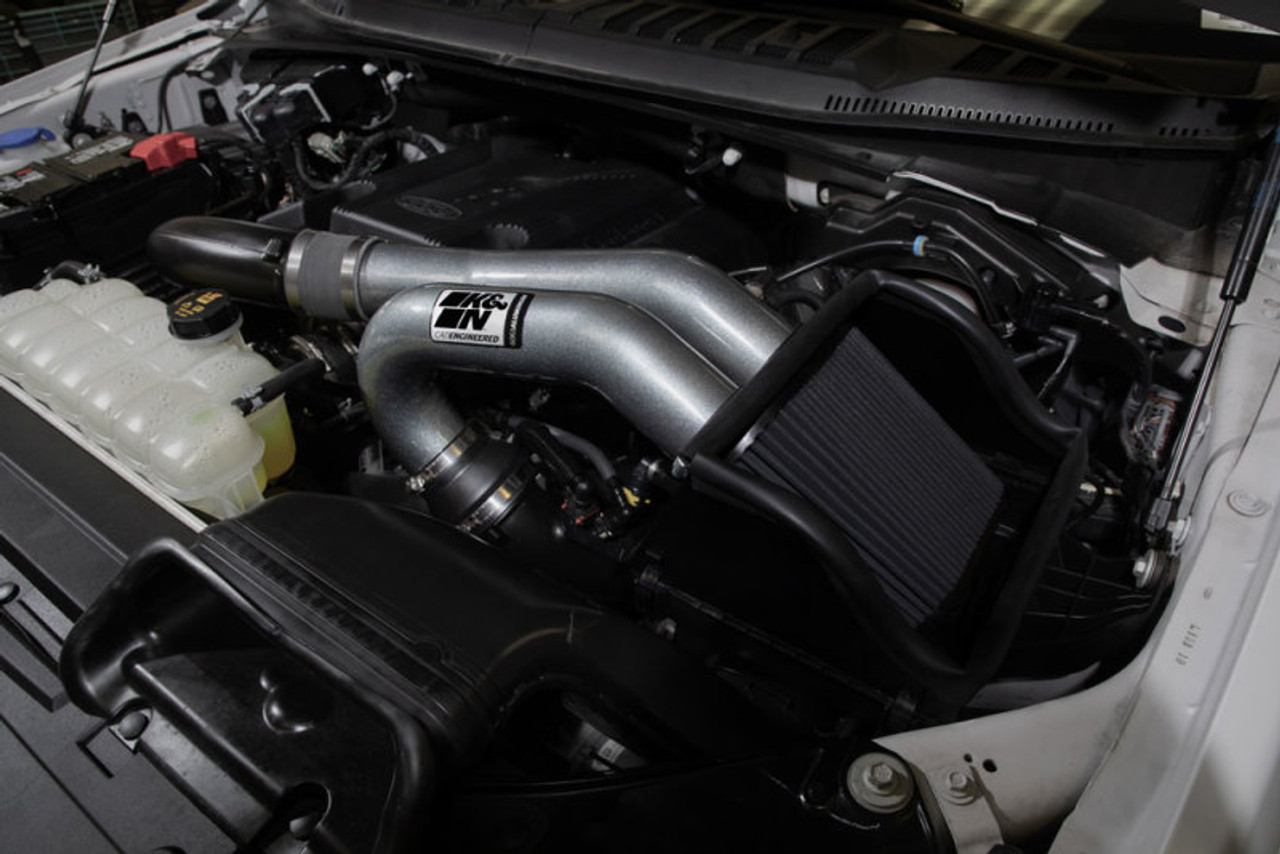 K&N 15-23 Ford F-150 (Incl. Raptor) 2.7L/3.5L V6 Performance Air Intake System - 30-2617KC