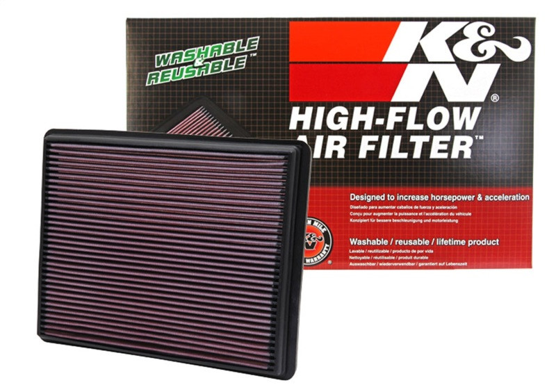 K&N 02-04 Cadillac / 99-10 Chevy/GMC Pickup / 99-01 Jeep Drop In Air Filter - 33-2129