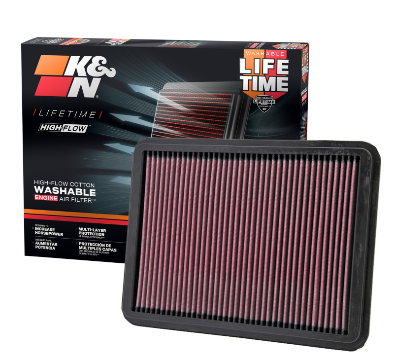 K&N 04-09 Lexus GX470 4.7L / 02-08 Toyota 4Runner / 01-07 Sequoia / 00-06 Tundra Drop In Air Filter - 33-2144