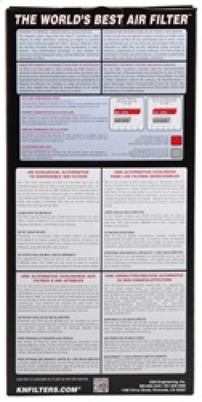 K&N 05 WRX / 99-06 Impreza / 99-04 Legacy Drop In Air Filter - 33-2154