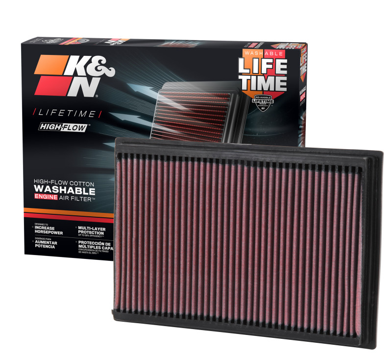 K&N 92-09 Mercury Grand Marquis/Lincoln Town Car / 92-08 Ford Crown Victoria Drop In Air Filter - 33-2272