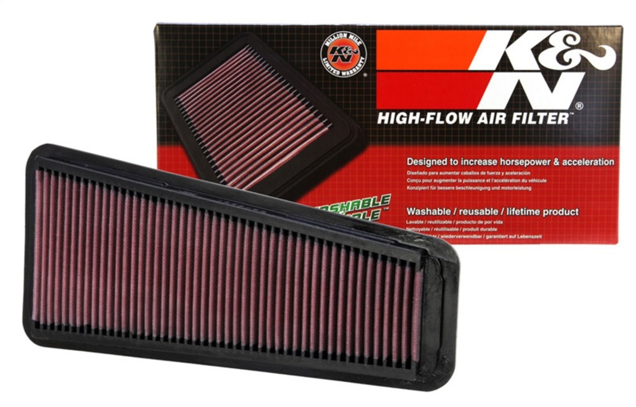 K&N 05-10 Toyota Tacoma/Tundra / 02-09 4Runner / 07-09 FJ Cruiser Drop In Air Filter - 33-2281
