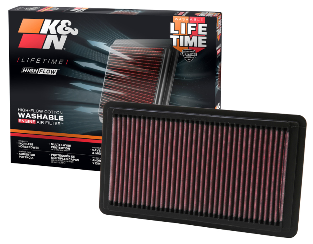 K&N 06+ Civic Si Drop In Air Filter - 33-2343