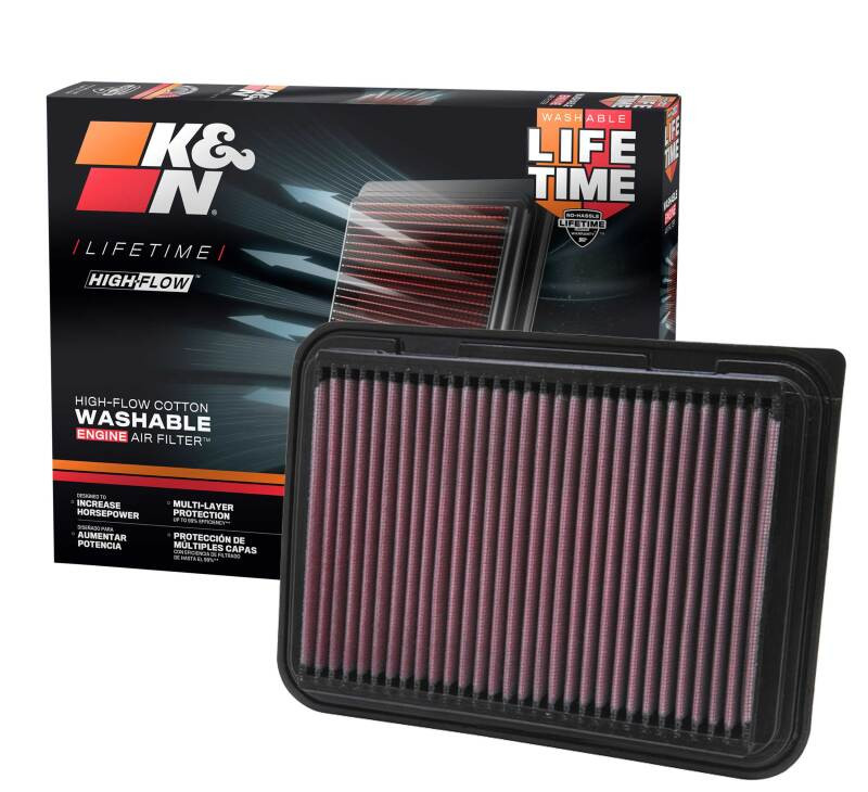 K&N 08-09 Scion xD / 07-10 Toyota Corolla Drop In Air Filter - 33-2360