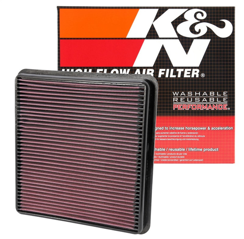 K&N 07-10 Toyota Tundra/Sequoia/Land Cruiser Drop In Air Filter - 33-2387