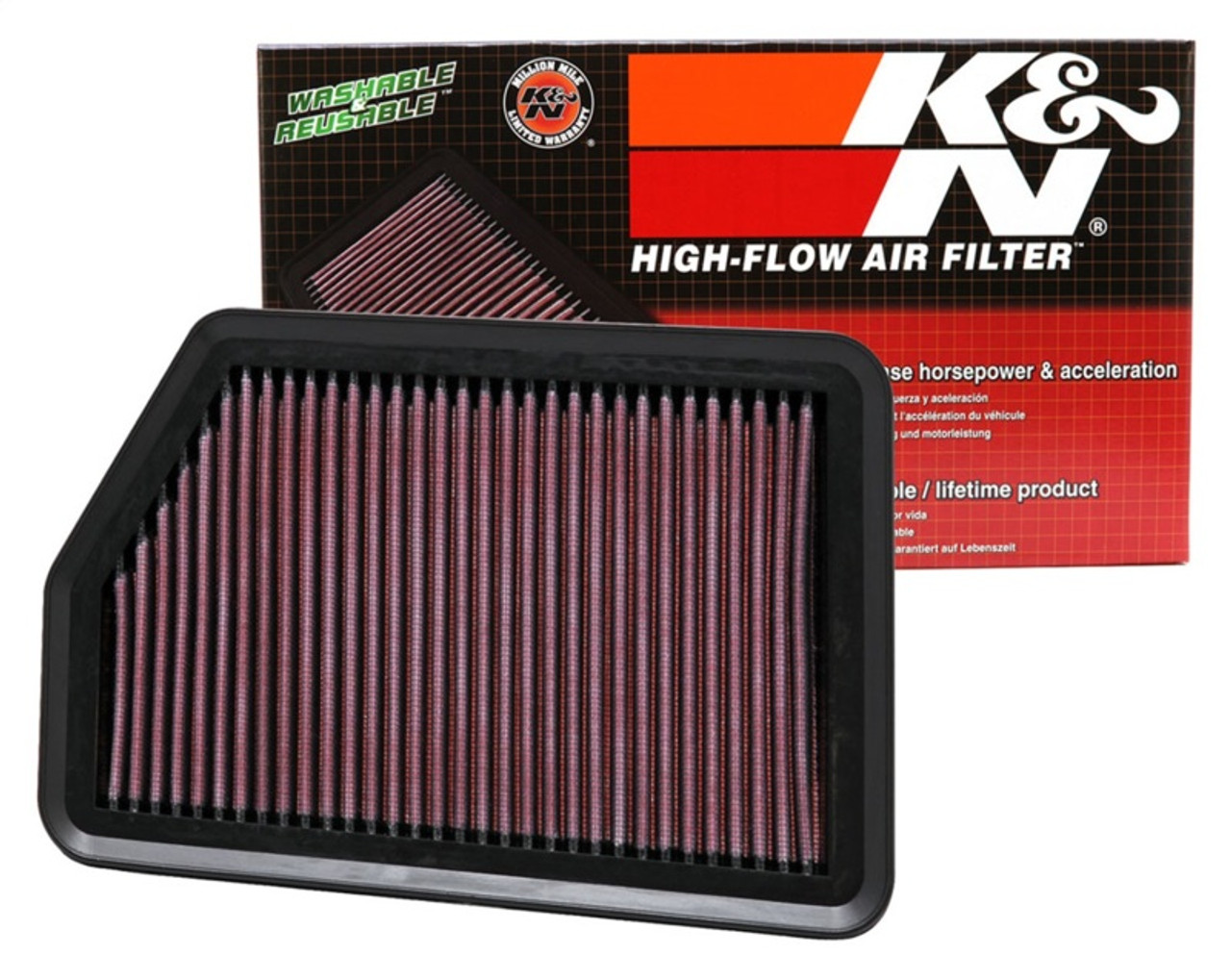 K&N 10-11 Hyundai Tucson 2.0/2.4L Drop In Air Filter - 33-2451