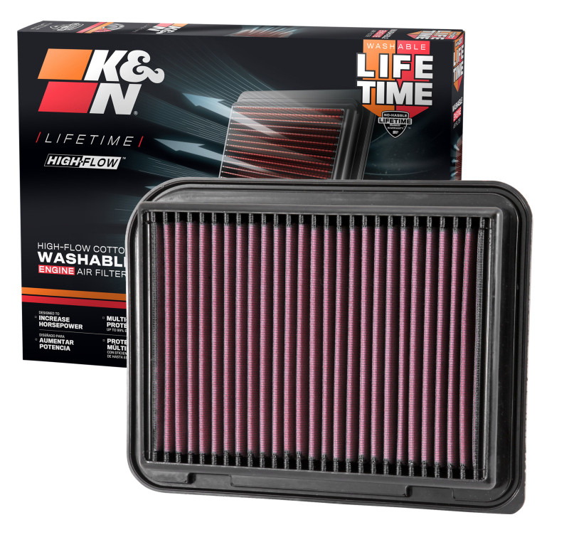 K&N Replacement Panel Air Filter for Mitsubishi 12-15 Outlander/12-14 ASX/13-14 Lancer - 33-3015