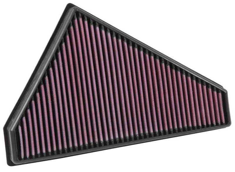 K&N Replacement Panel Air Filter (Right Side) 2014-2015 Jaguar F-Type 3.0L/5.0L - 33-3022