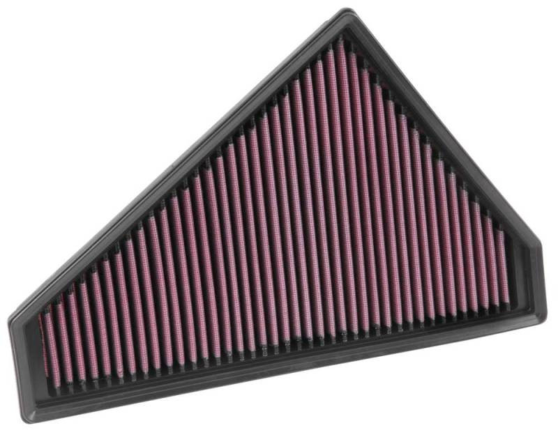 K&N Replacement Panel Air Filter (Right Side) 2014-2015 Jaguar F-Type 3.0L/5.0L - 33-3022