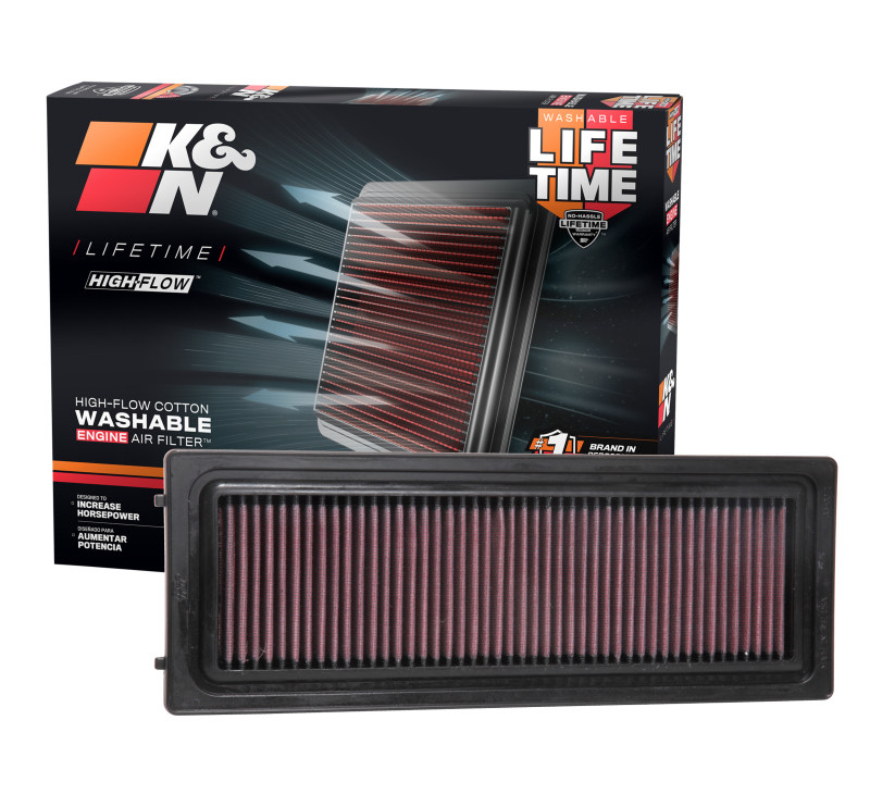 K&N 2016 Alfa Romeo Giulia L4-2.0L F/I Replacement Drop In Air Filter - 33-3071