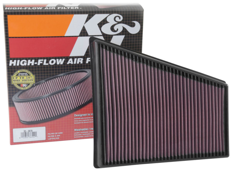 K&N 16-18 Porsche 718 Boxster H4-2.0L Drop In Air Filter - 33-3078