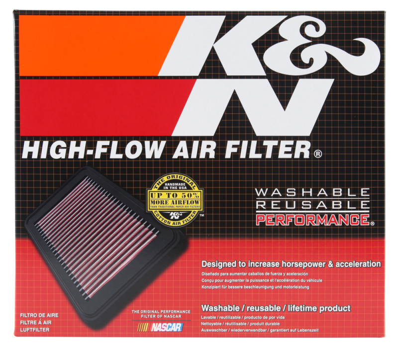 K&N 19 Porsche 911 3.0L H6 F/I Drop In Replacement Air Filter - 33-3153