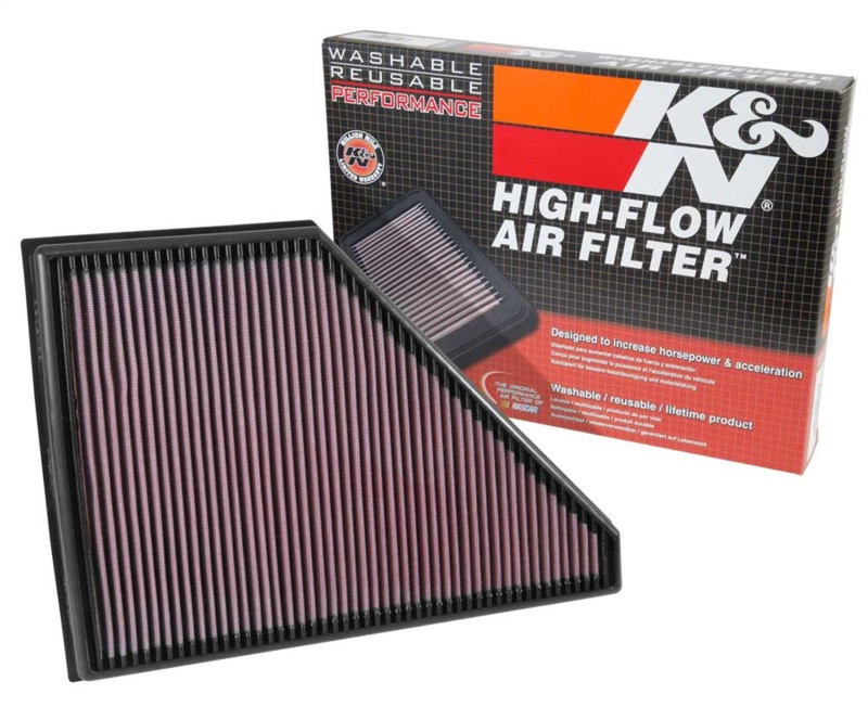 K&N 2017 Cadillac XT5 3.6L V6 F/I Drop In Air Filter - 33-5056