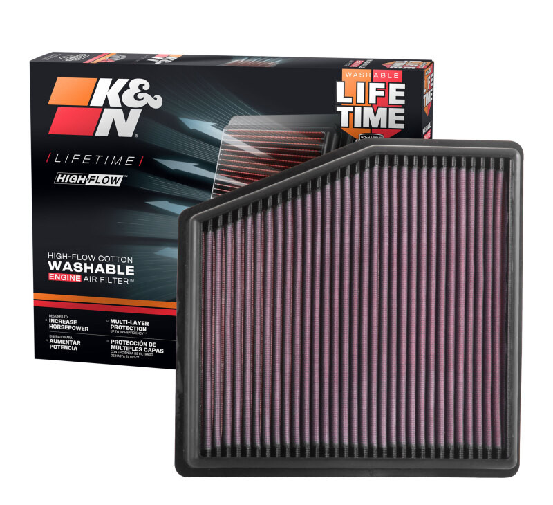 K&N 17-18 Chrysler Pacifica V6 3.6L F/I Replacement Drop In Air Filter - 33-5061
