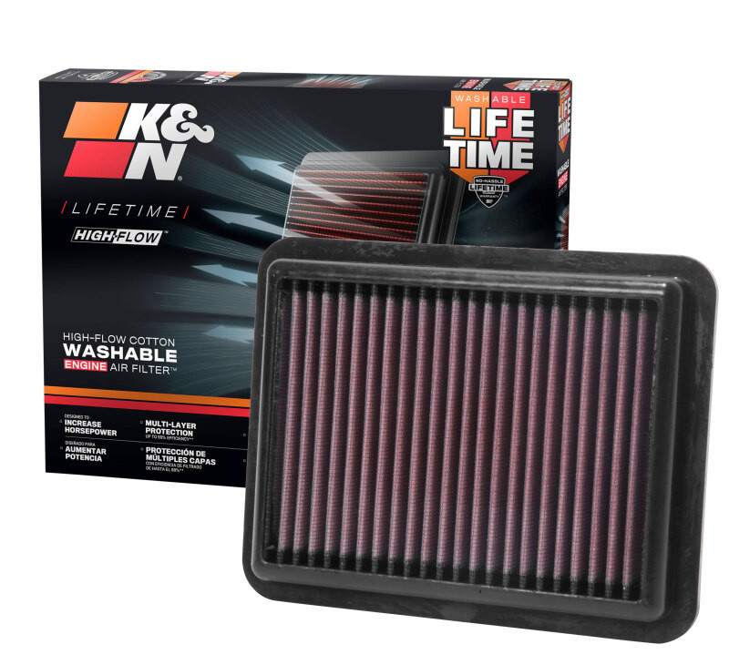 K&N 2018 Nissan Kicks L4-1.6L F/I Replacement Drop In Air Filter - 33-5087